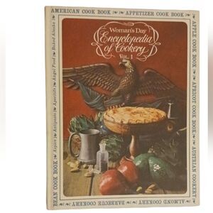 DL1961 Gift Woman's Day Encyclopedia of Cookery Vol. 1 - Multi-color Hard Cover.